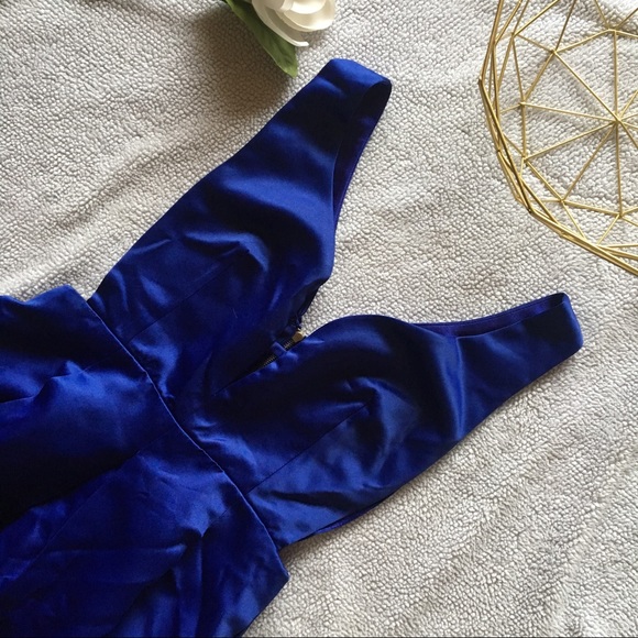SHEIN Dresses & Skirts - ⬇️ NWOT Royal Blue Dress with Cut-out Sides